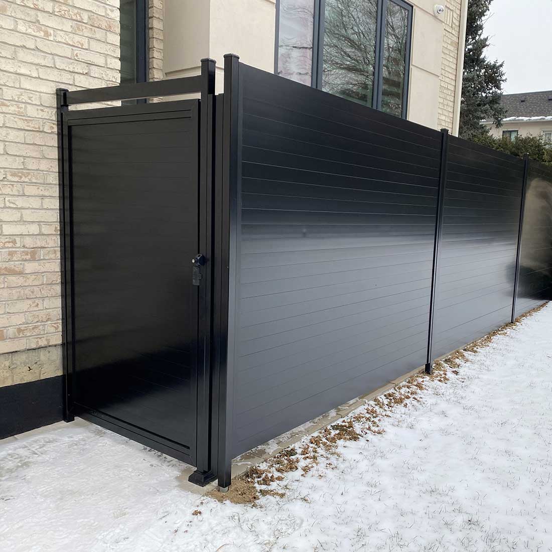 Horizontal Aluminum-Privacy Fence Panels-Aluminum Fence Panels