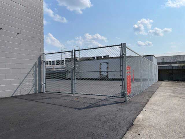 Chain Link Fence Gates installed in Barrie
